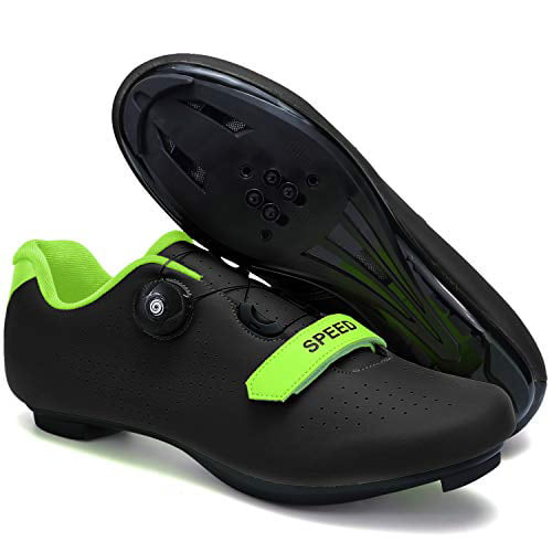 GEEK LIGHTING Mens Road Cycling Shoes Riding Shoes with Compatible SPD Cleat Peloton Shoes 